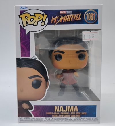 Funko Pop! Marvel Studios: Ms. Marvel - Najma #1081 (Bobble-Head)