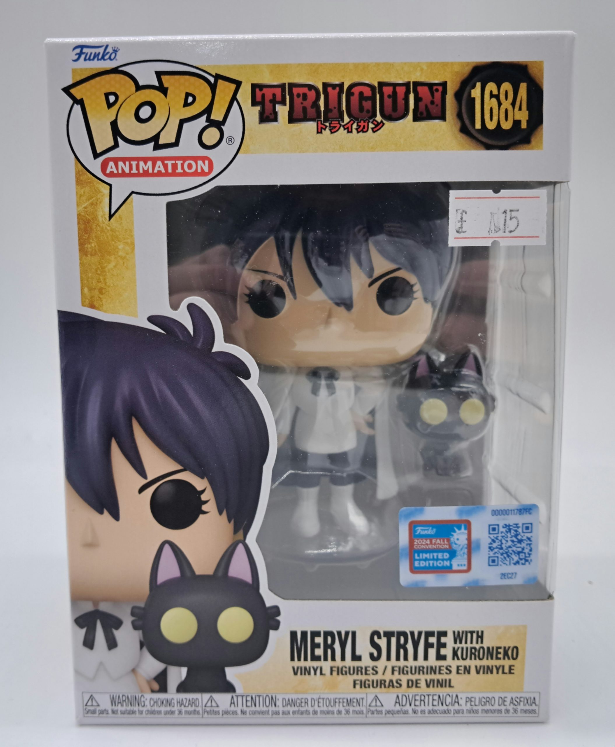 Funko Pop! Animation: Trigun - Meryl Stryfe with Kuroneko #1684 (Vinyl Figure, 2024 Fall Convention Limited Edition)