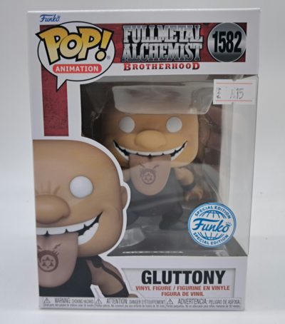 Funko Pop! Animation: Fullmetal Alchemist: Brotherhood - Gluttony #1582 (Vinyl Figure, Funko Special Edition)
