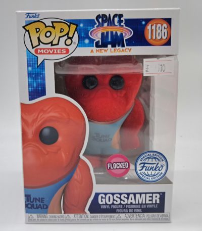 Funko Pop! Movies: Space Jam: A New Legacy - Gossamer (Flocked) #1186 (Vinyl Figure, Funko Special Edition)