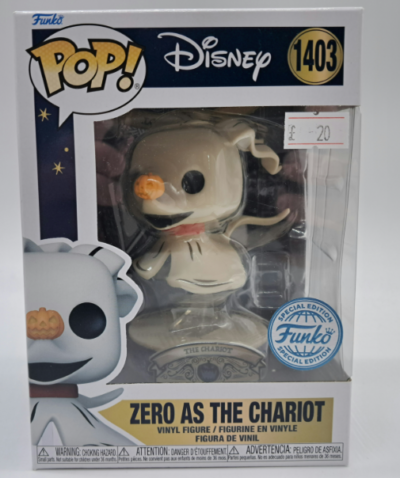 Zero as the Chariot – Funko Pop! Disney #1403 – The Nightmare Before Christmas – Special Edition