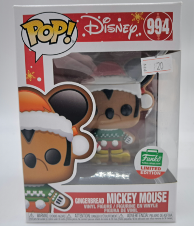 Gingerbread Mickey Mouse – Funko Pop! Disney #994 – Funko Shop Limited Edition