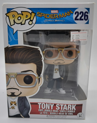 Tony Stark – Funko Pop! Marvel #226 – Spider-Man: Homecoming – Vinyl Bobblehead