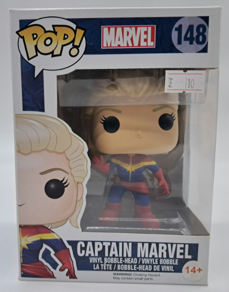 Captain Marvel – Funko Pop! Marvel #148 – Captain Marvel – Vinyl Bobblehead