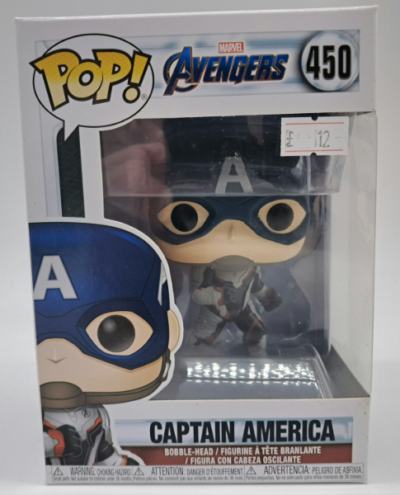 Captain America – Funko Pop! Marvel #450 – Avengers: Endgame – Vinyl Bobblehead