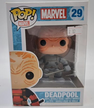Deadpool – Funko Pop! Marvel #29 – Unmasked X-Force Grey Suit – PX Previews Exclusive