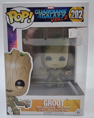 Groot – Funko Pop! Marvel #202 – Guardians of the Galaxy Vol. 2 – Vinyl Bobblehead