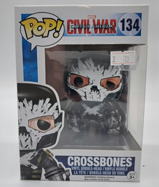 Crossbones – Funko Pop! Marvel #134 – Captain America: Civil War – Vinyl Bobblehead
