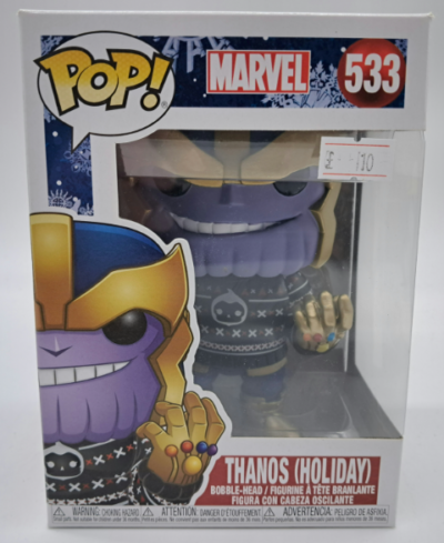 Thanos (Holiday) – Funko Pop! Marvel #533 – Holiday Ugly Sweater – Vinyl Bobblehead