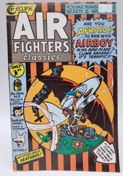 Air Fighters Classics – Volume 1 No. 3 – Secrets of the Bird-Plane – Eclipse Comics – 1988